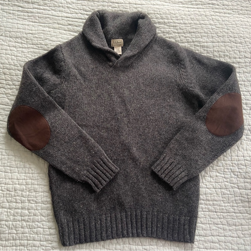 LL Bean Shetland Wool Sweater